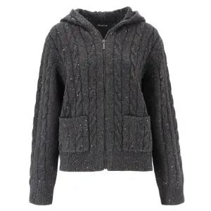 [롯데백화점]더아이잗컬렉션 스팽글 꽈배기 가디건  CRBE1CD611