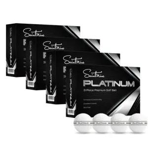 플래티넘 3피스 시그니처 블랙라인 고반발 저압축 골프공 48구