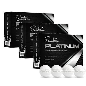 [세인트나인] 플래티넘 3피스 시그니처 블랙라인 고반발 저압축 골프공 36구