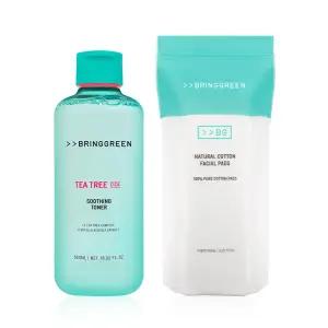 브링그린 티트리 시카 수딩 토너 500ml 솜 기획 - R