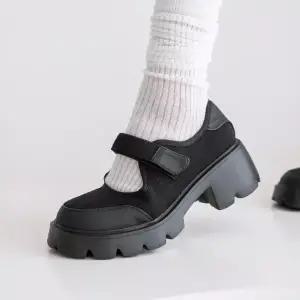 (더블경량창) 메이트 벨크로 메리제인 통굽로퍼(6cm)