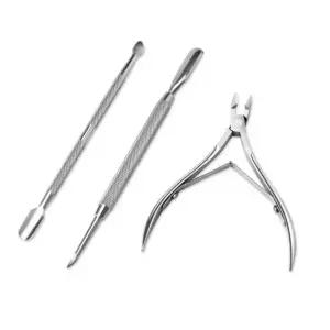 젤 큐티클 손톱 셀프 푸셔 네일 니퍼 스텐 3종 (WFJU02T)