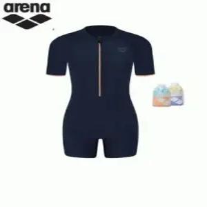 여성 일반 브라컵 내장형 반팔 슈트  수영복 끈주머니증정_A4BL1LI01SG