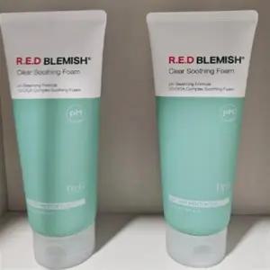 [웰빙창고] 닥터지 약산성 레드 블레미쉬 클리어 수딩 폼 150ml 2개