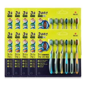 [메디안]메디안 트리플 솔루션 칫솔 미세모 6입 x10