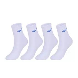프로스펙스 컬러로고 중목 스포츠양말 남 블루 4팩