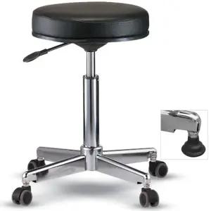 진영가구 CA-02 진찰용 C형 블랙 고정 진료의자 이동식 용의자 병원 용체어 체어