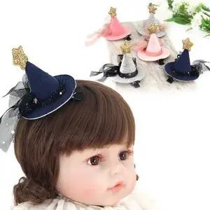 [아랑로랑]할로윈요정꼬깔 집게핀 헤어핀