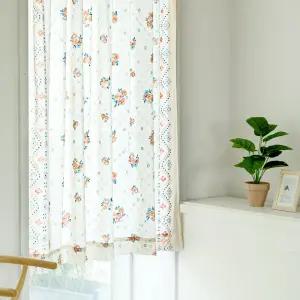 까르데코 로제 창문형 도톰쉬폰 가림막커튼(압축봉 포함)