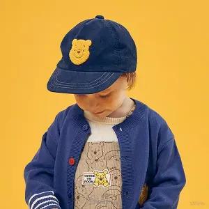 [디즈니베이비](신세계 사우스시티)[25년 가을신상]곰돌이푸코듀로이캡모(NAVY)_79S576803