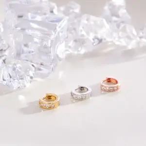 시후주얼리 시뮬럿다이아 미니 베이직 링귀걸이 EC070E