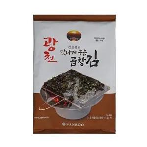 [셀러허브 1]VB 광천 조미 곱창김 산초유로 구운 맛있는 김 38g X 10봉
