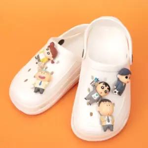 레토 슈즈 크록스 참 신발꾸미기 장식 짱구 5P 세트 BNS