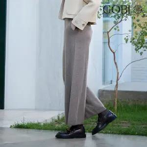 [런칭가 449000원] 고비(GOBI) 캐시미어100 와이드 팬츠