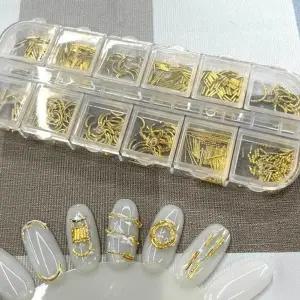 네일아트 꾸미기 파츠 세트 골드로드 네일스톤-WFHOWCD