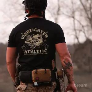 전술티셔츠 특수부대 미군 장교 경호원 군복 티셔츠