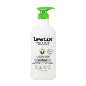 Lovercare 염소 밀크 바디 로션, 건성 피부용 766.9g(27온스) 아보카도 (800ml) - 2개 팩