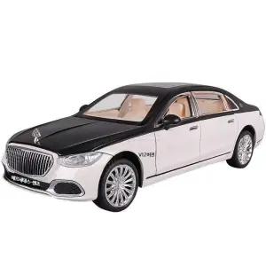 자동차 모형 1:24 벤츠 S클래스 마이바흐 합금 리얼 세단 수집용 장식 완구