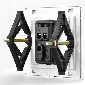 콘센트 매입 스위치 박스 수리 키트 빠졌을때 벽 고정 전기 파손 보수 덜렁덜렁 빠진 콘선트 사이즈 86형 118형 택1 브라켓 마운트 셀프수리