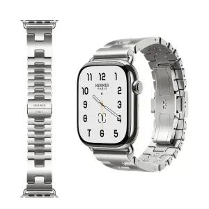 New Apple Watch Hermes 42mm Grand H Band (Satine) - Size S/M/L