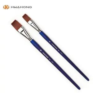 화홍 유화 아크릴 겸용붓 802F 낱자루 20호 인조모 미술재료 유화평붓 아크릴평붓 유화물감