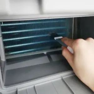 에어컨 열교환기 청소 솔 건조기 틈새 먼지 제거 브러시 손잡이청소솔 건조기청소도구