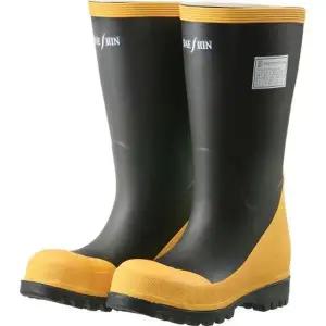 대신인더스 일반안전장화 DS-일반-01 270mm 8501213 천연고무소재 탈착용이 부드러운 착용감 방탄원단 바닥