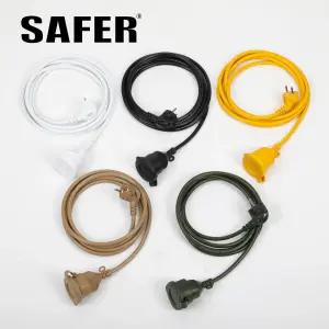 세이퍼 1구 연장선 15M 고용량 멀티탭 4000W 리드선 전기선 밀리터리 캠핑