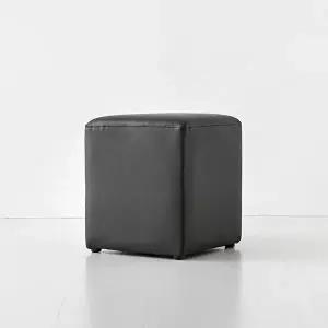 [마켓비]앰보 사각스툴 블랙브라운 3600.4421