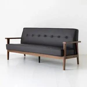 [마켓비]TARDO 3인소파 YN1223P 블랙브라운 8075.8284