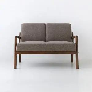 [마켓비]데니쉬 패브릭 소파 2인 모카브라운 8033.1286