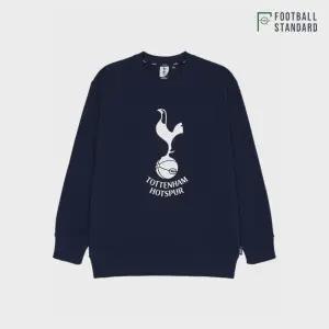 [택가 99,000원] 풋볼스탠다드 공용 토트넘 빅로고 프로트 맨투맨 T4RM401XNAV