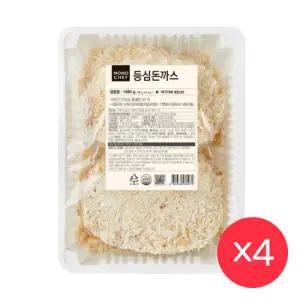 [롯데백화점]레인보우마켓 모노쉐프 등심돈까스 1박스 (1080g x 4개입) 냉동