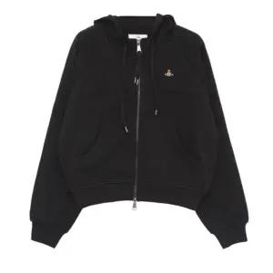 비비안 웨스트우드 25FW 크롭 RAGLAN 집업 후드티 1I010012 J006O N401 레글런 후드 542758