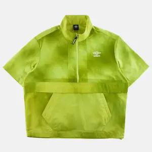 엄브로 클래식 셋업 스탠넥 반팔 아노락 자켓 UO221CWT42