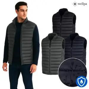 FW 겨울 웰파 남성퍼펙트웜퀼팅중경량패딩베스트 남성패딩조끼 생활방수 레져 아웃도어 작업복 단체복 2칼라