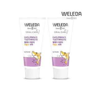 벨레다 저불소 어린이 치약 60g X 2개