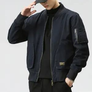 밀리터리 오버핏 항공점퍼 바람막이 블루종 자켓 3가지 색상