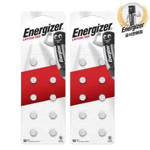 에너자이저 알카라인 버튼셀 코인 건전지 LR1130/189x2개
