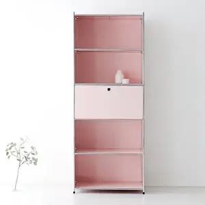 [마켓비]심플리 5단 수납장 BC261 핑크