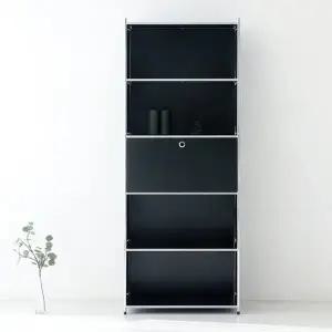 [마켓비]심플리 5단 수납장 BC261 블랙