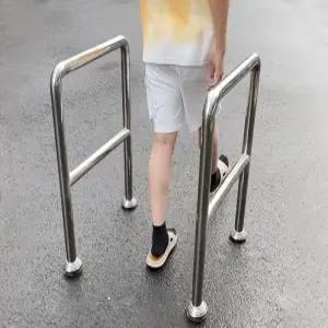 충돌방지 가드레일 차단기 도로충돌 차단봉 보호 201형형-102x1000x300 스틸