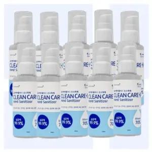 휴대용 100ml 10개 소독겔 손소독제 클린케어플러스