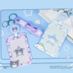 산리오 쿠로미 시나모롤 릴홀더 카드케이스 교통카드 학생증 사원증 ID키홀더