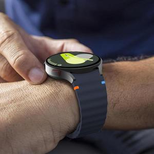 삼성 갤럭시 워치 7/FE/5 Pro/6/4 클래식 44mm 실리콘 스포츠 벨트 팔찌 코레아 6 스트랩 정품 밴드