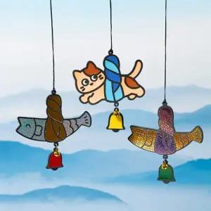 eva 액막이 도어벨 만들기 풍경종 만들기재료 현관문 인테리어소품 현관 미니종 행운부적 액막이명태 포일아트