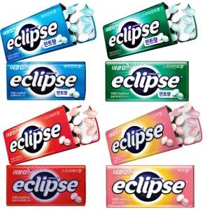 이클립스 34g 페퍼민트(2개)+스피어민트(2개)+스트로베리(2개)+피치향(2개)