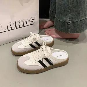 [하프클럽/]여성용 패션 투라인 스니커즈 운동화 슬리퍼