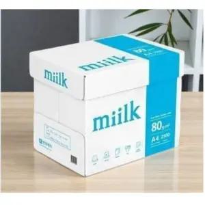 밀크 A4용지 80g 1박스(2500매) 한국제지