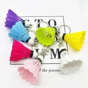 [하프클럽/]셔틀콕키링 스포츠열쇠고리 배드민턴공 열쇠고리 키링